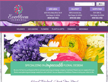 Tablet Screenshot of everbloomflowershop.com